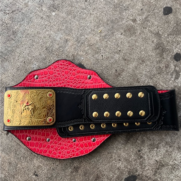 WWE World Heavyweight Championship Retro Official Authentic Title Belt - Picture 5 of 10